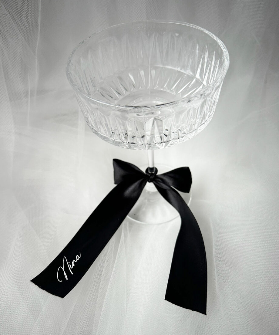 Nina | Name ribbon satin I